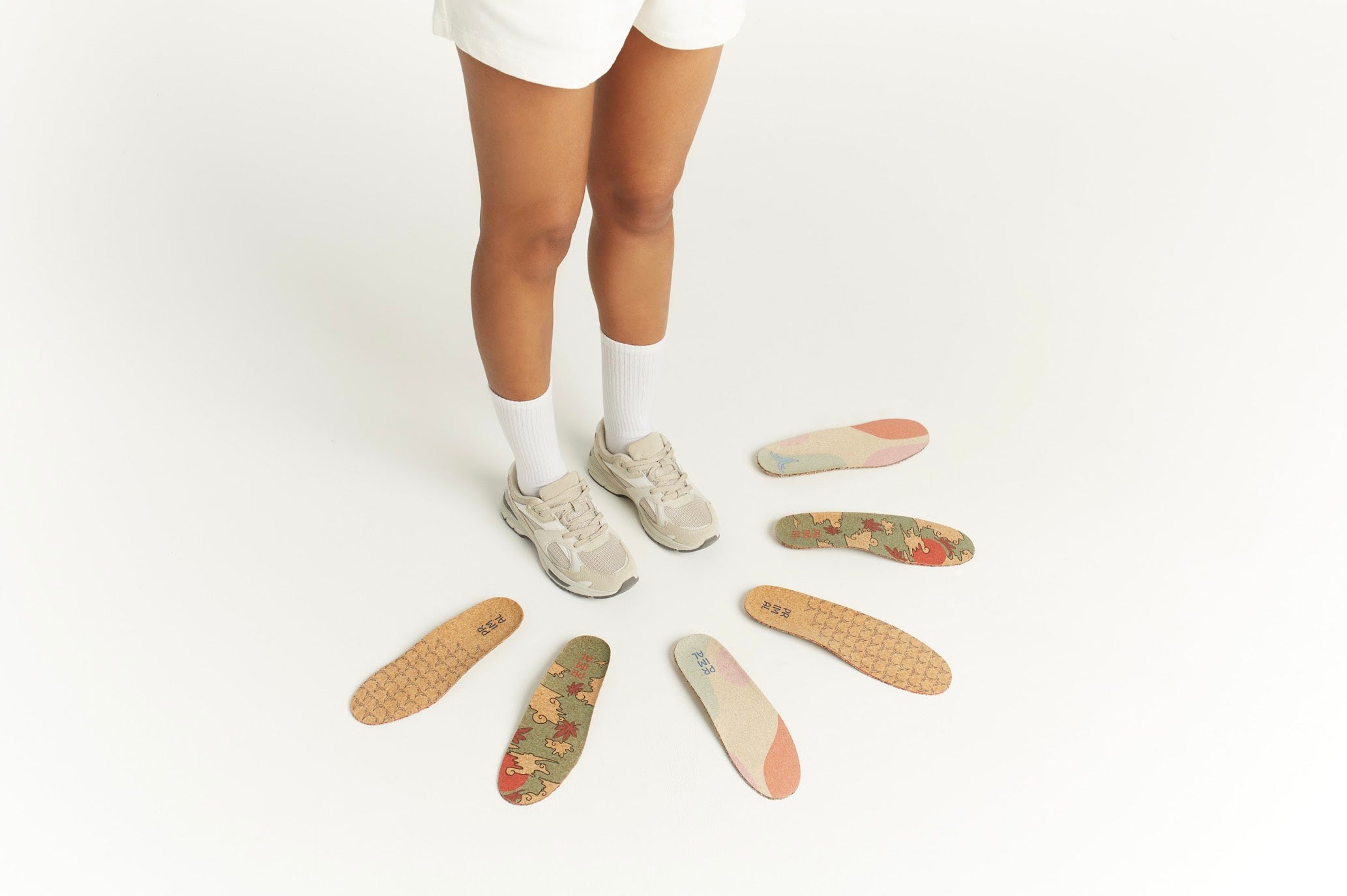 Sustainable cork insoles